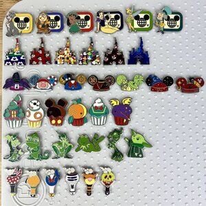 2025 WDW Hidden Mickey Wave B Complete Set With Chasers (37 Pins) Disney Pins